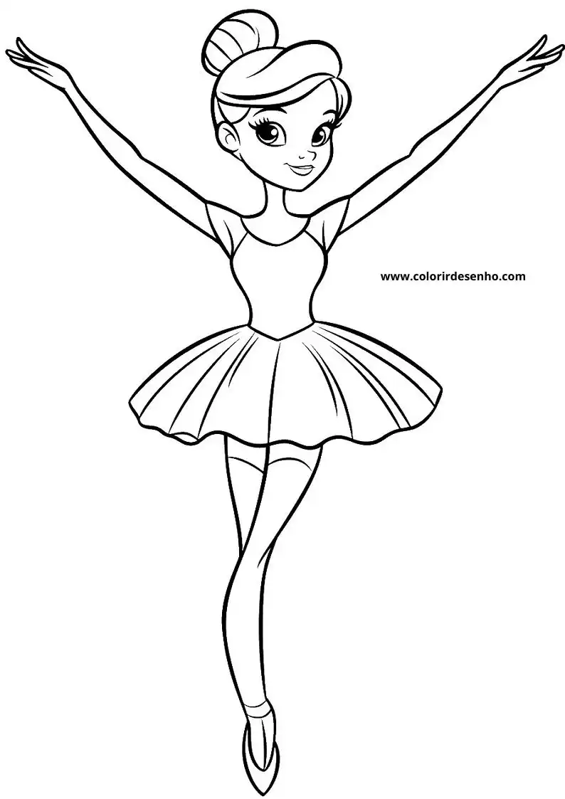 Ballerina Coloring Pages 32