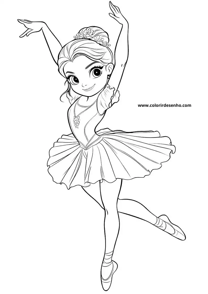 Ballerina Coloring Pages 34