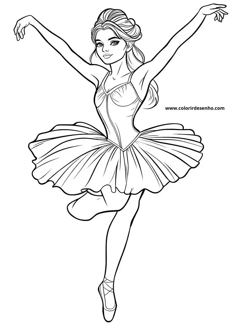 Ballerina Coloring Pages 38