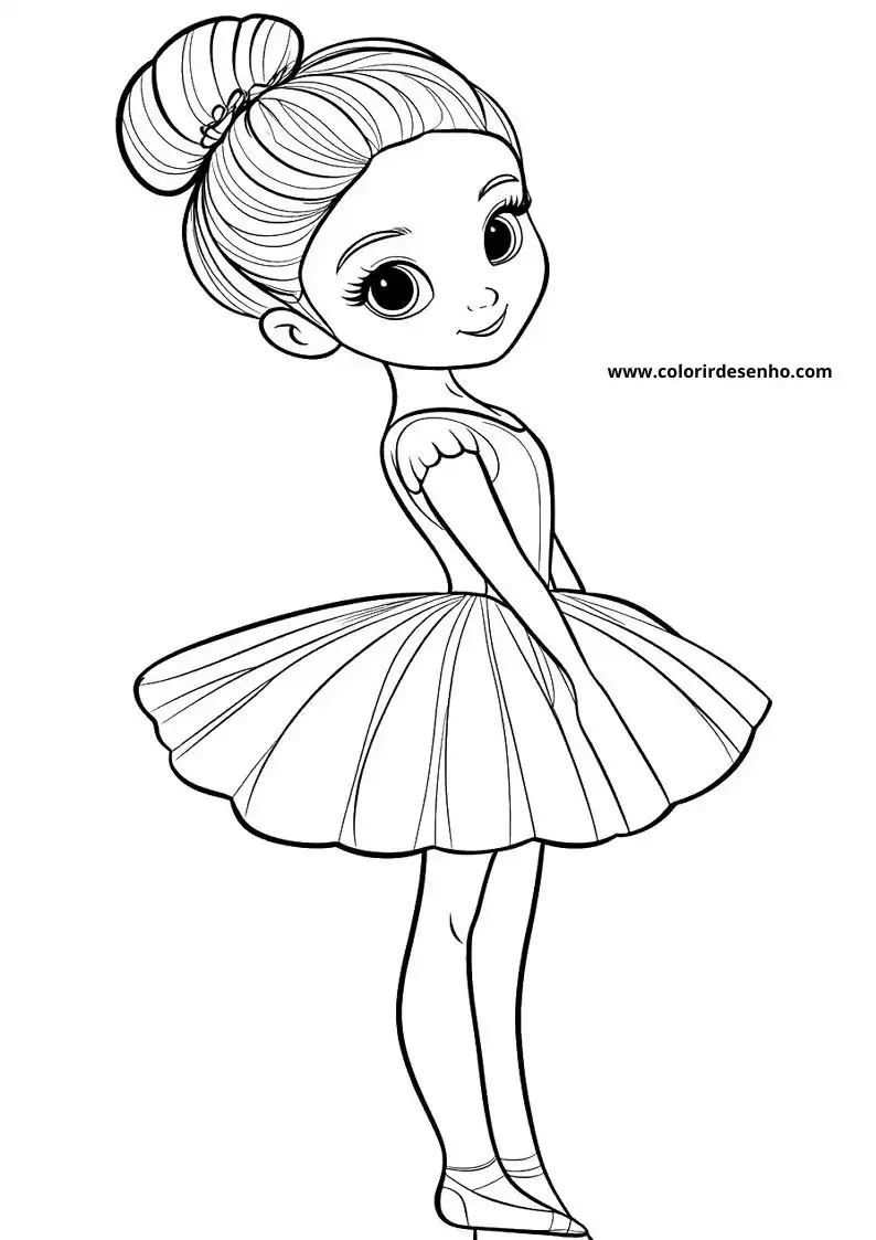 Ballerina Coloring Pages 7