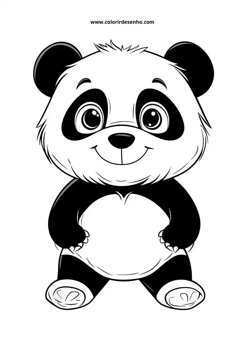 Desenho de Panda para Colorir 40