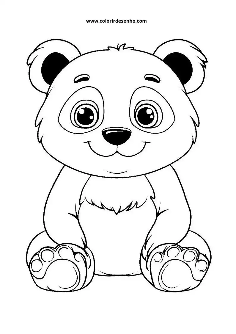 Desenho de Panda para Colorir 50