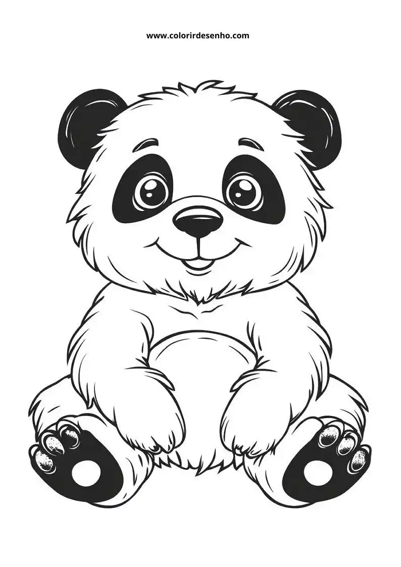 Desenho de Panda para Colorir 55