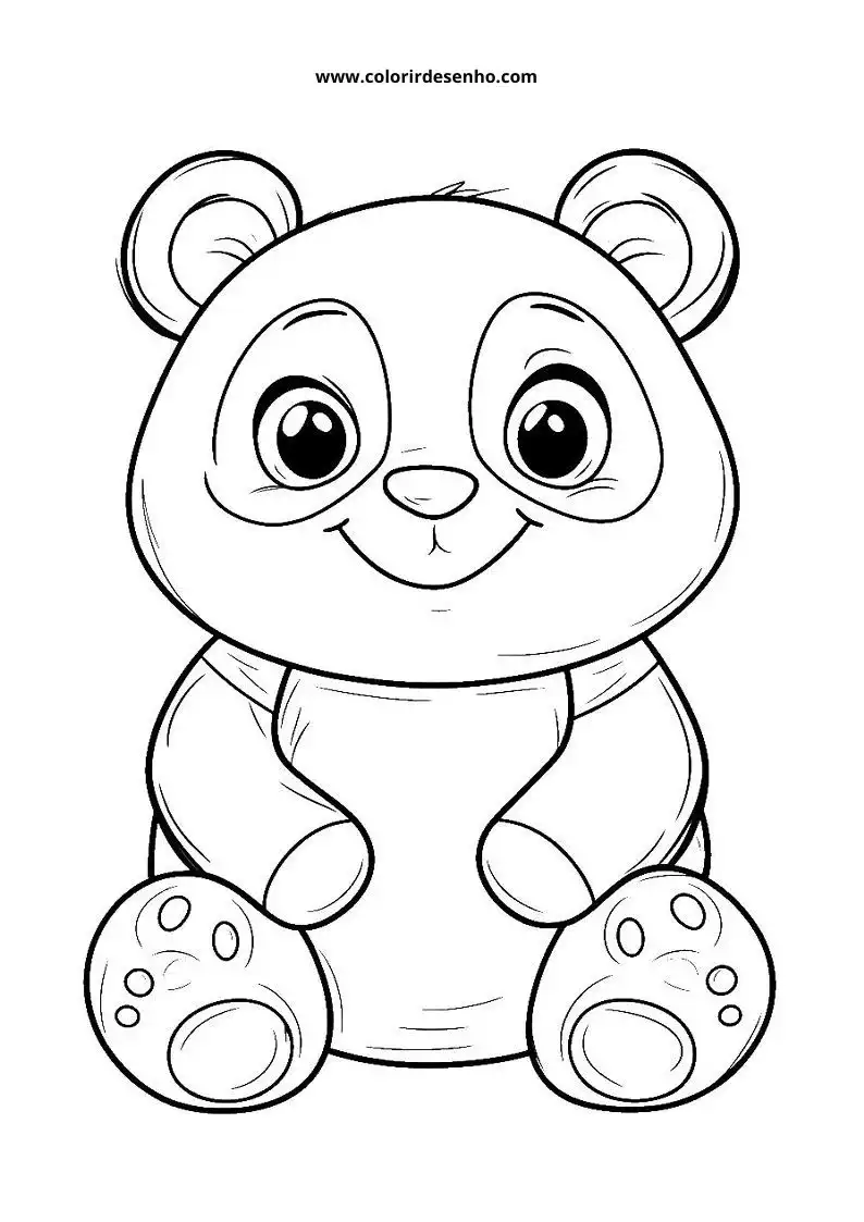 Desenho de Panda para Colorir 59