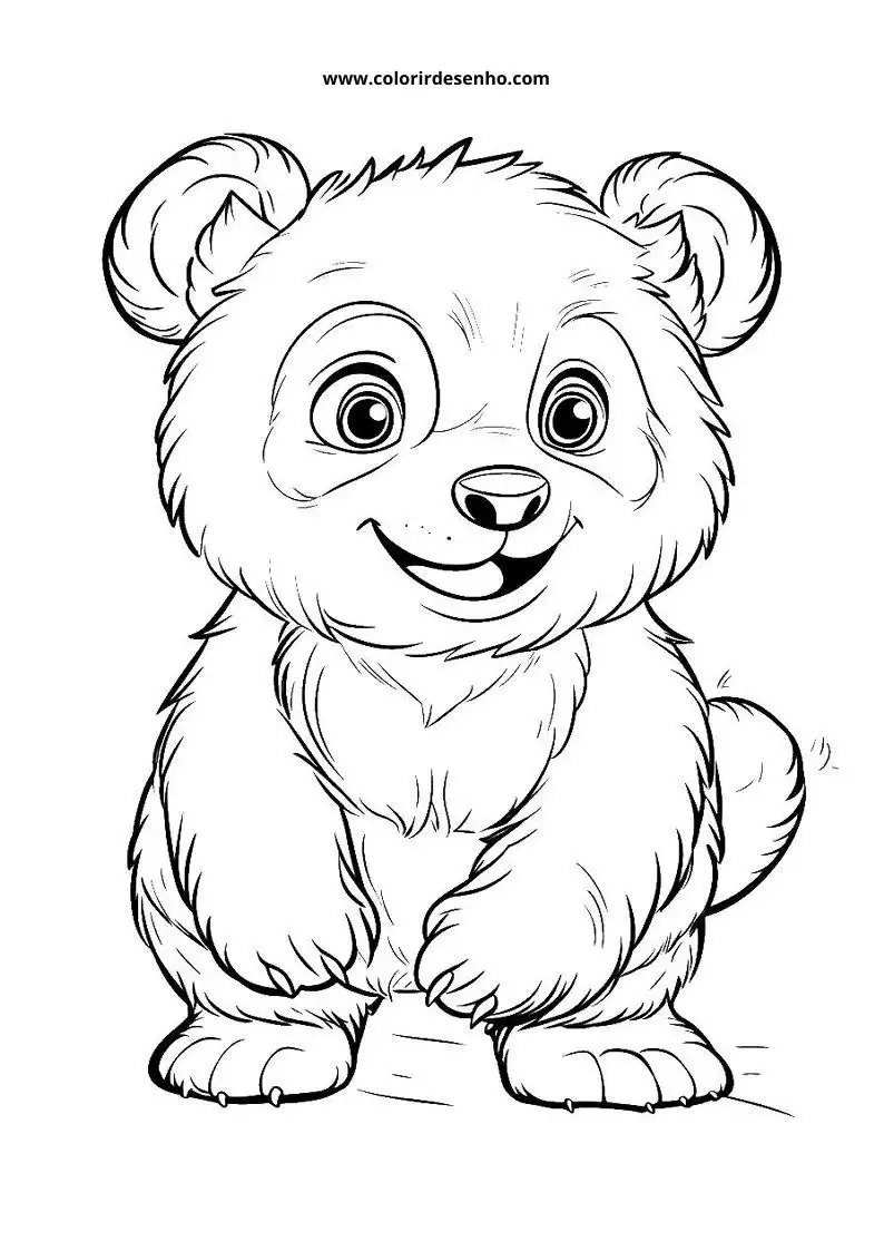 Desenho de Panda para Colorir 63