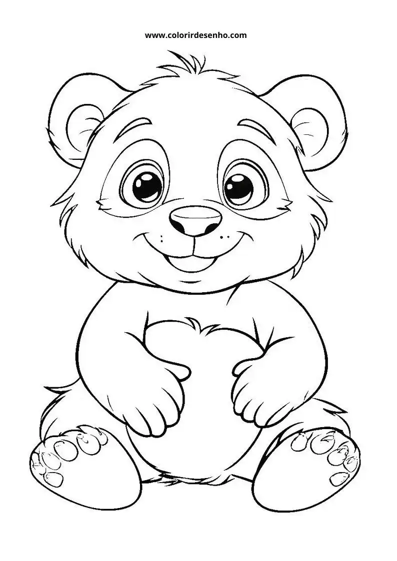 Desenho de Panda para Colorir 67