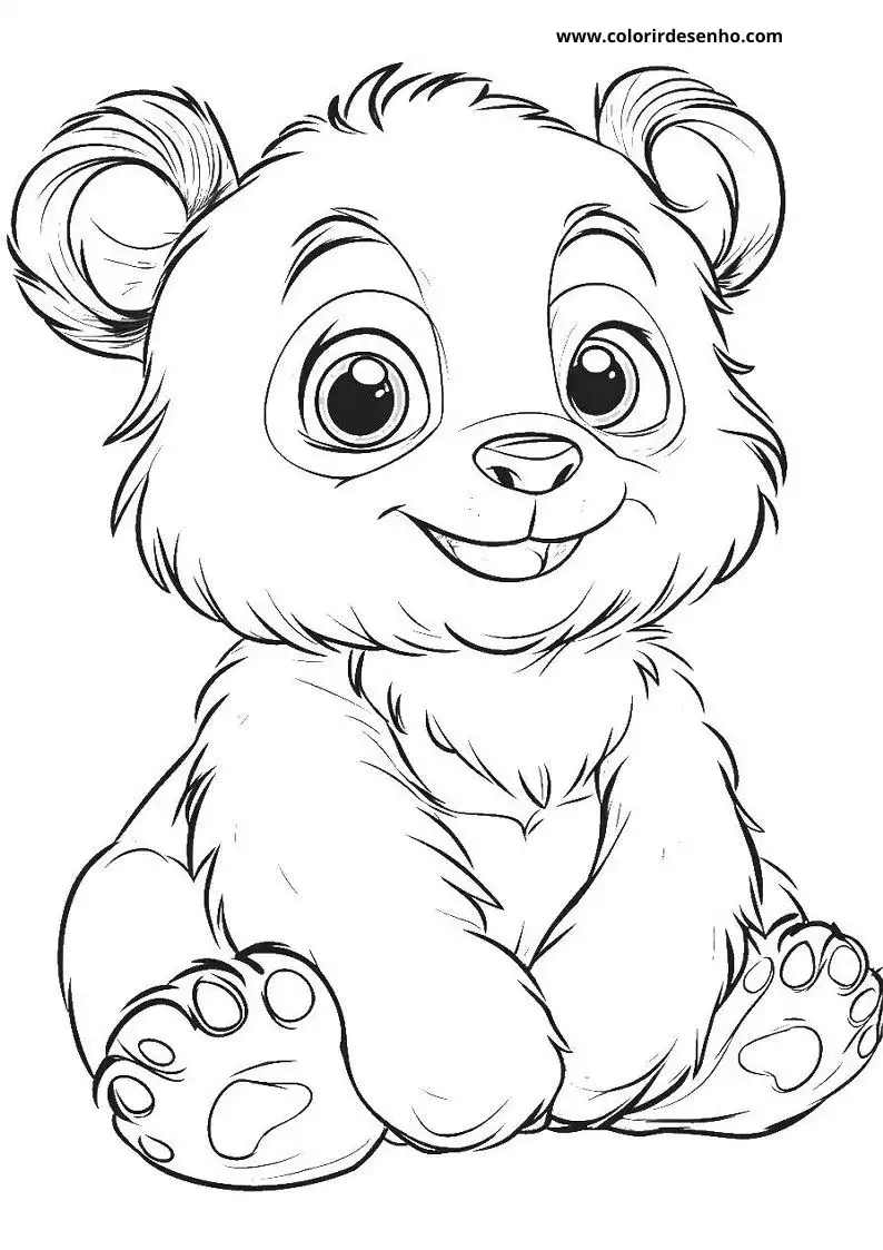 Desenho de Panda para Imprimir 102