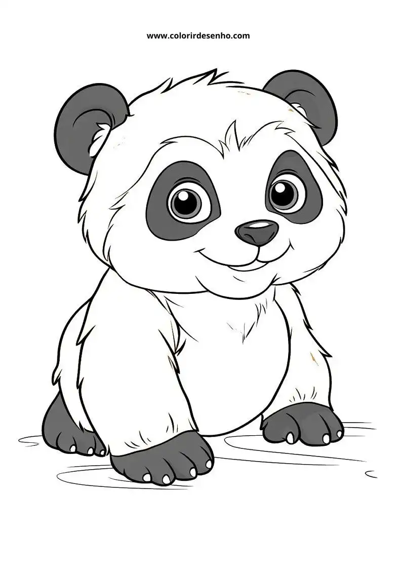 Desenho de Panda para Imprimir 108