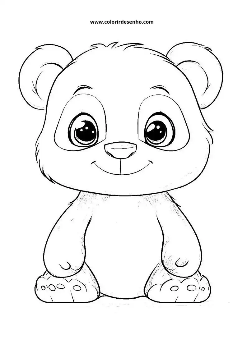 Desenho de Panda para Imprimir 116