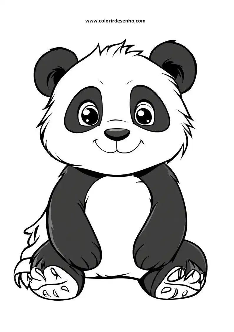 Desenho de Panda para Imprimir 117