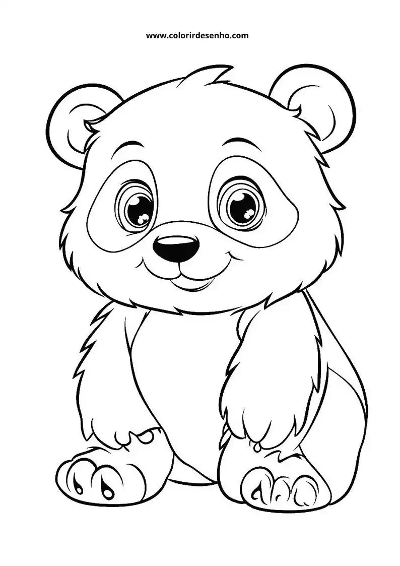 Desenho de Panda para Imprimir 133