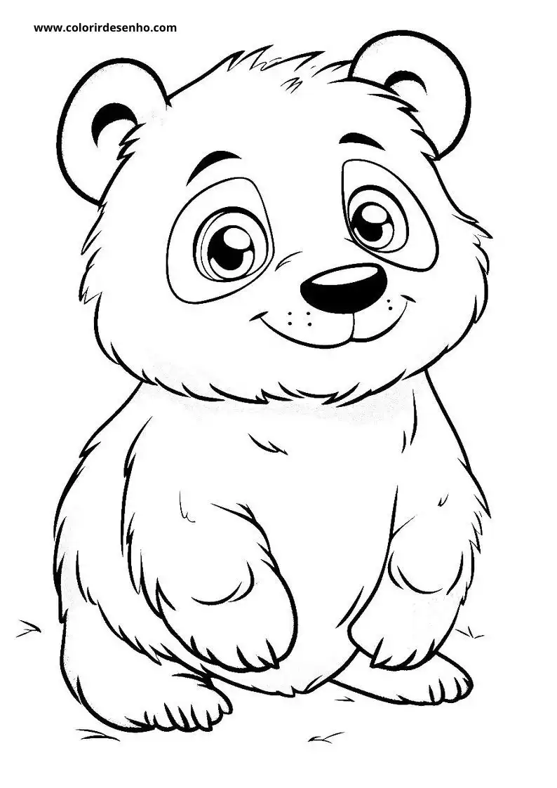 Desenho de Panda para Imprimir 139