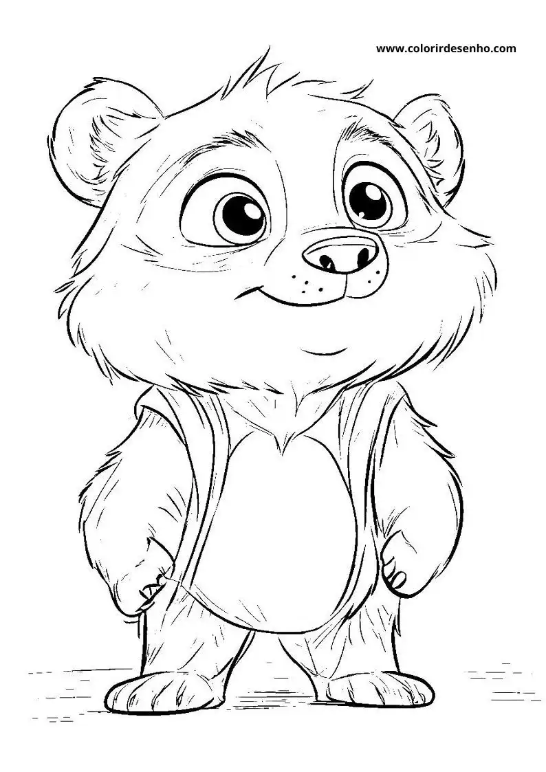 Desenho de Panda para Imprimir 153