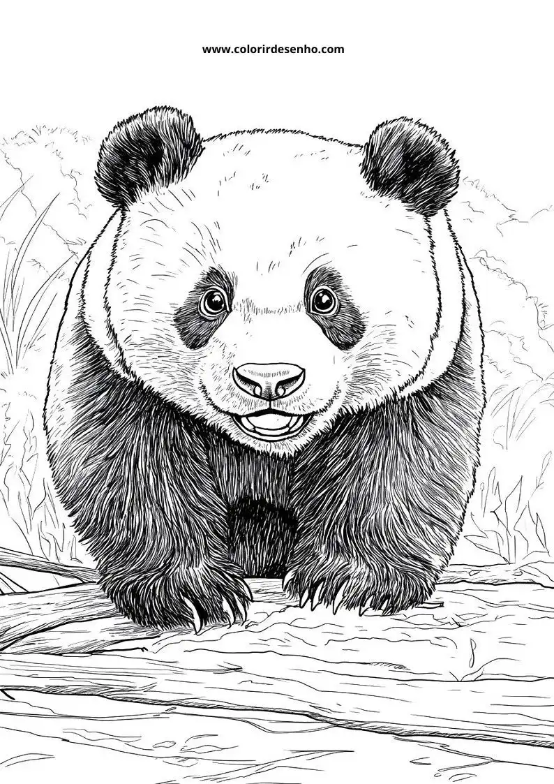 Desenho de Panda para Imprimir 84