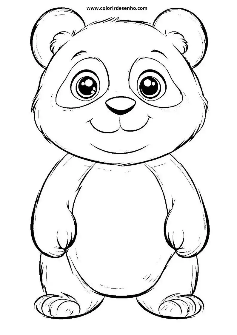 Desenho de Panda para Imprimir 90