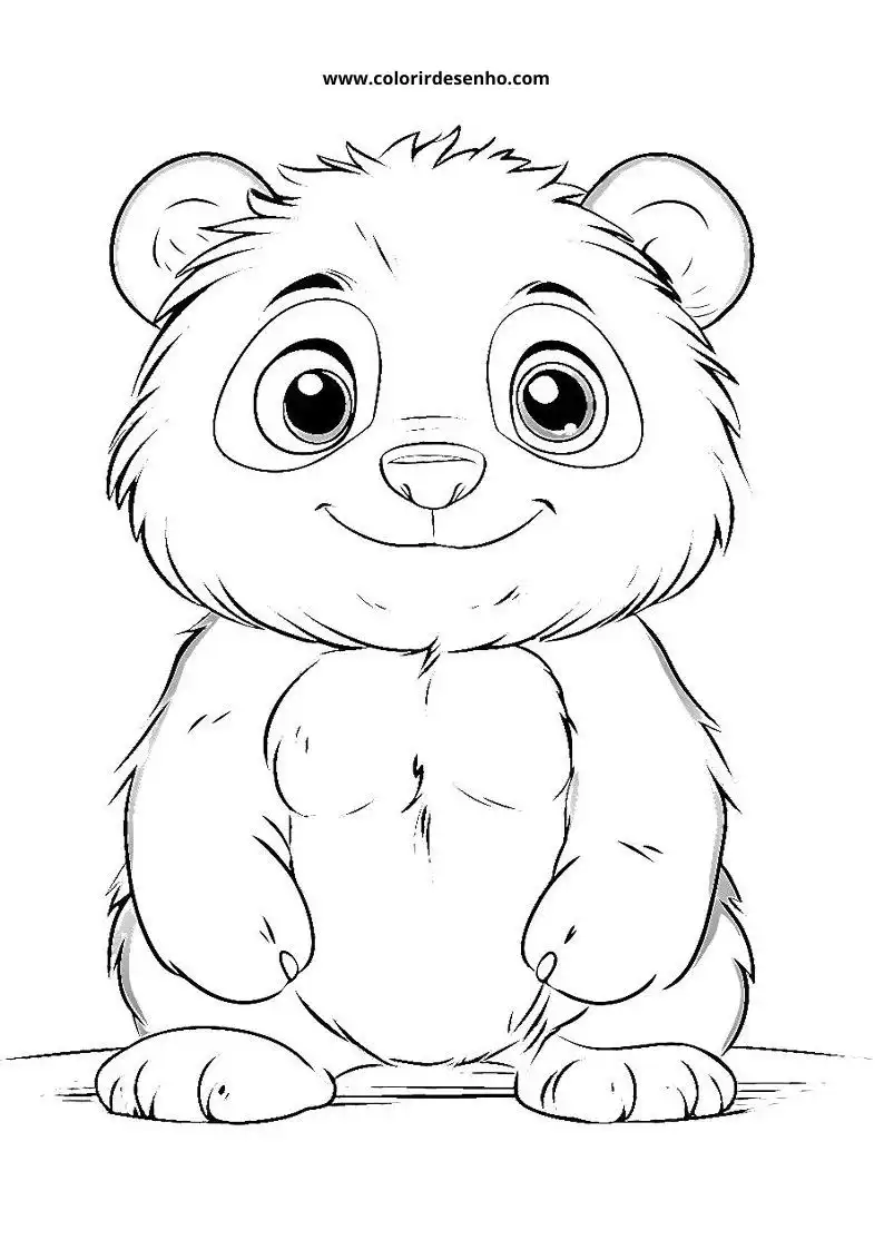 Desenho de Panda para Imprimir 93