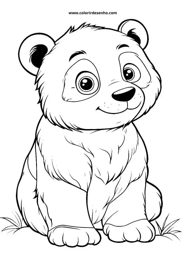 Desenho de Panda para Imprimir 97