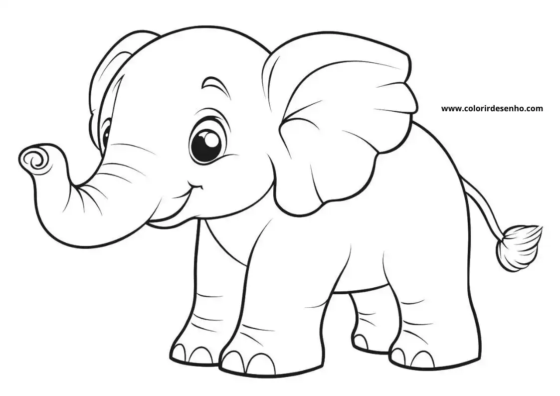 Elephant Coloring Pages 37