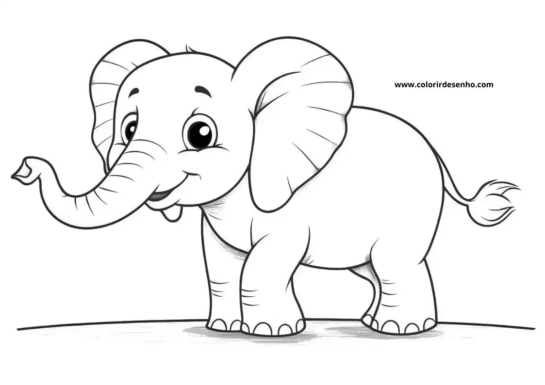 Elephant Coloring Pages 40