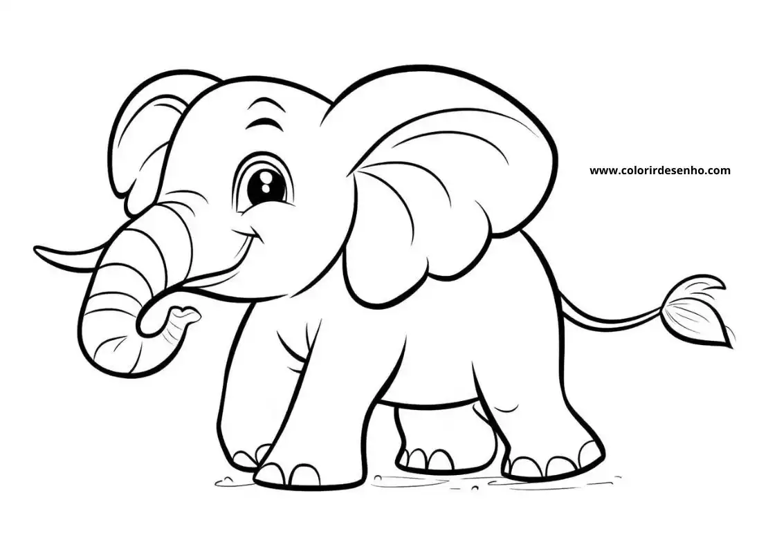 Elephant Coloring Pages 42