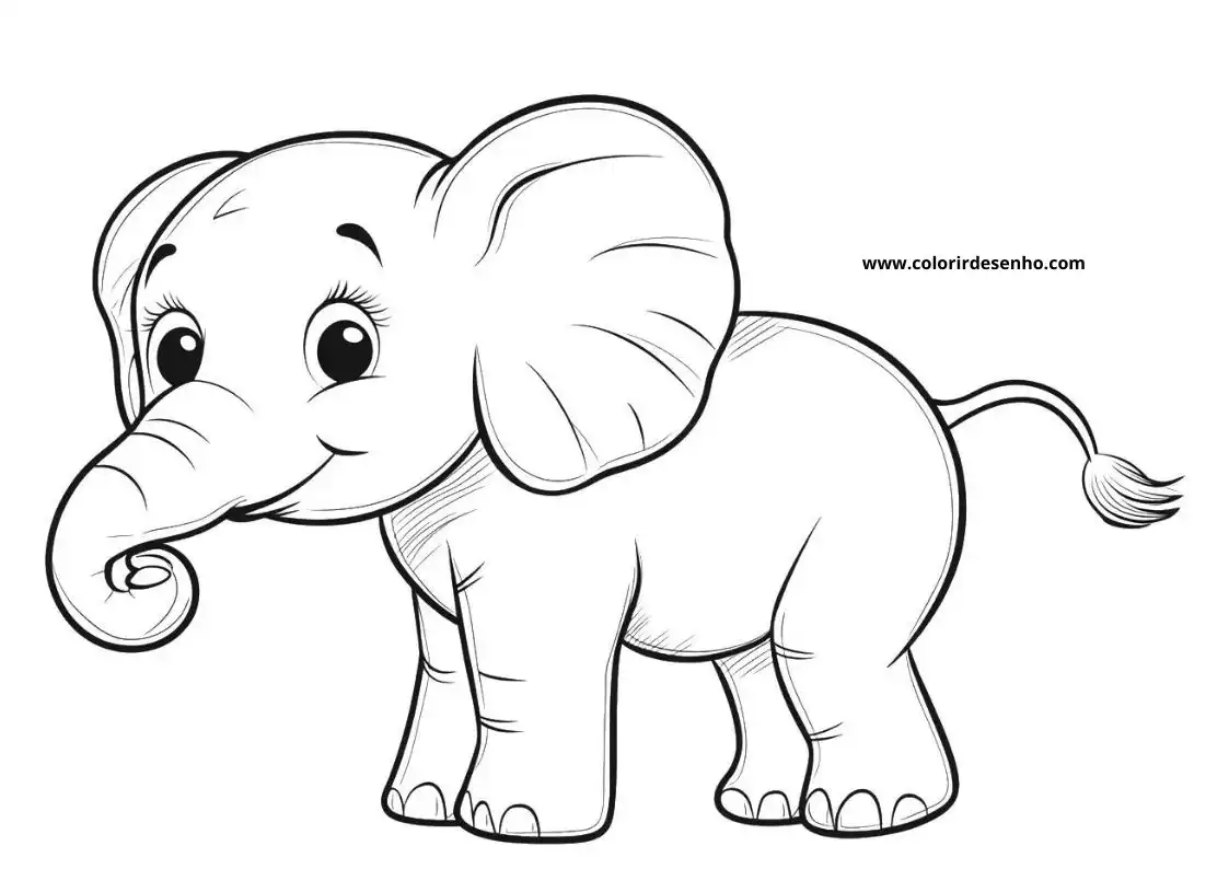 Elephant Coloring Pages 44