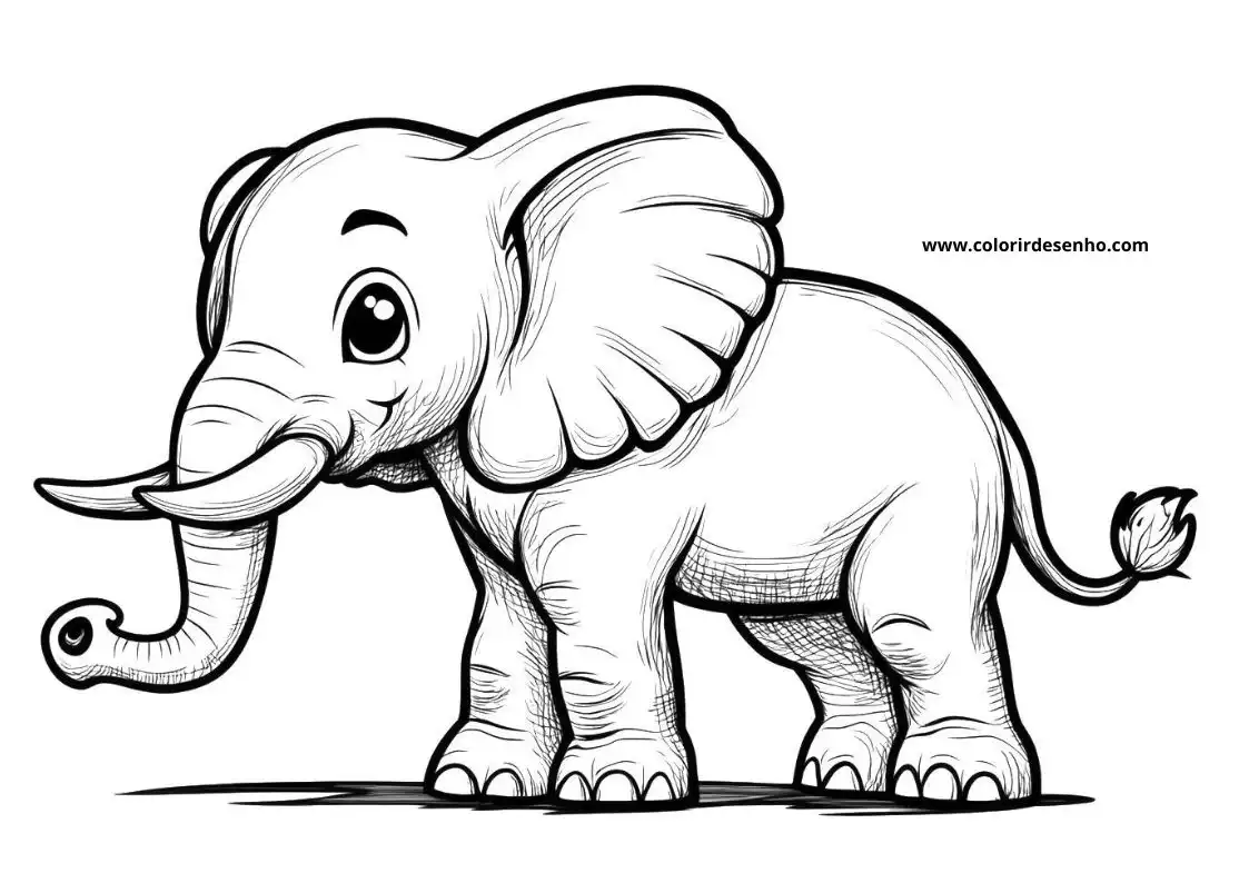 Elephant Coloring Pages 55