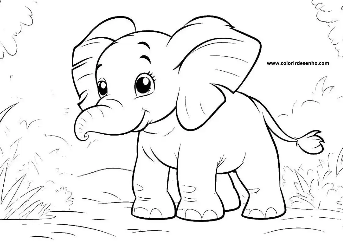 Elephant Coloring Pages 62