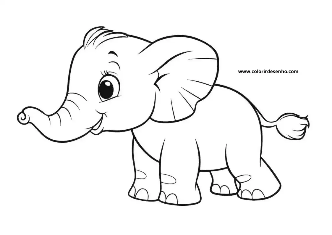 Elephant Coloring Pages 63