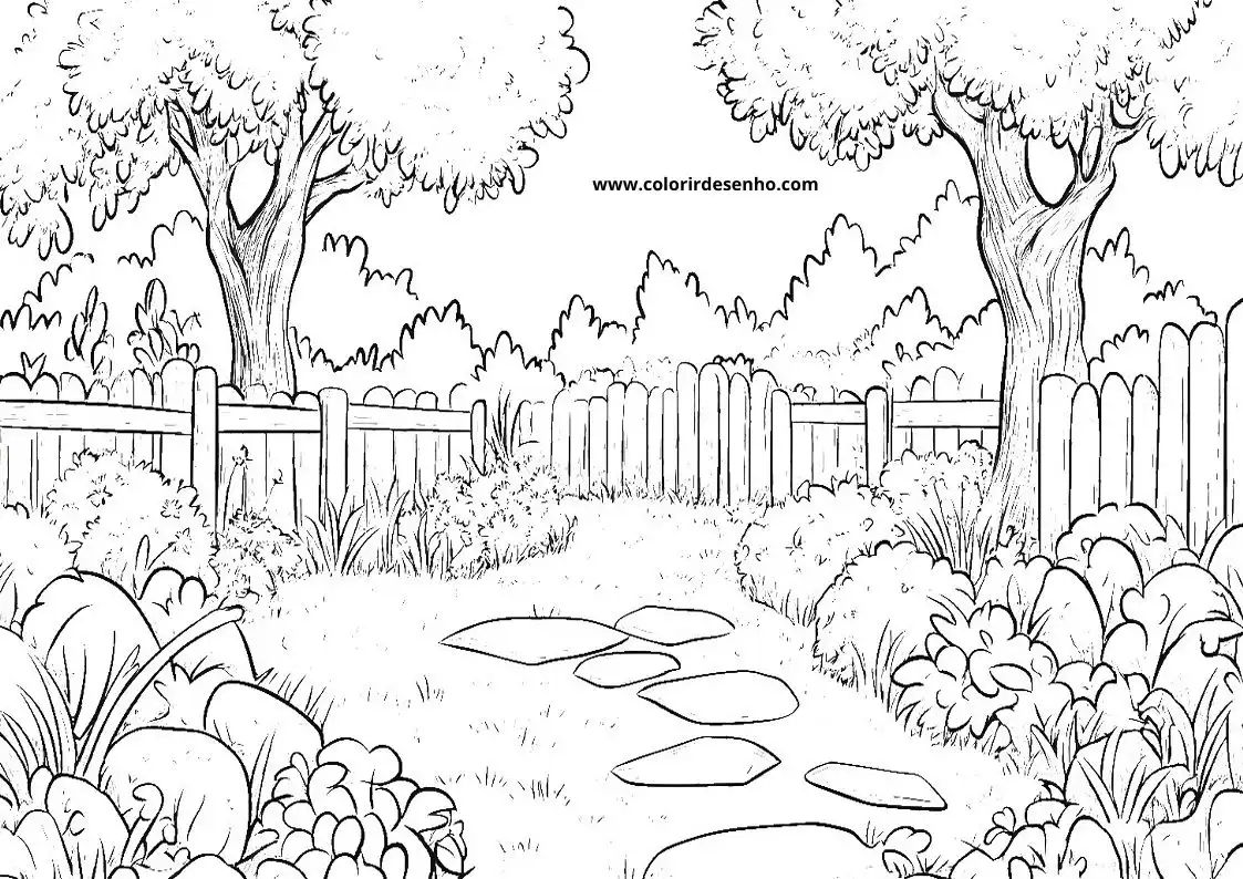 Garden Coloring Pages 10