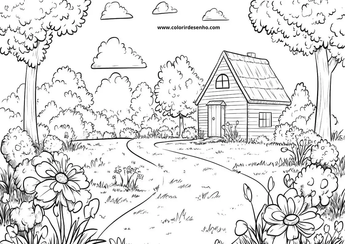 Garden Coloring Pages 18