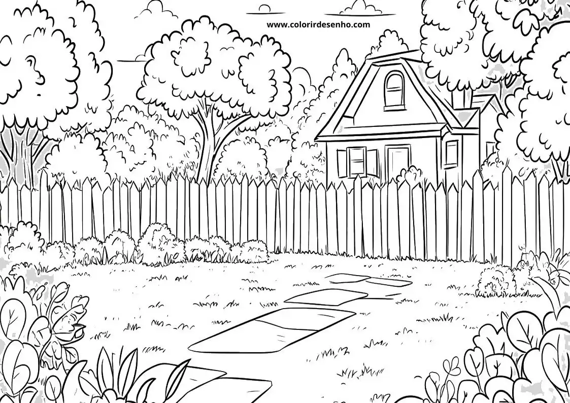 Garden Coloring Pages 20