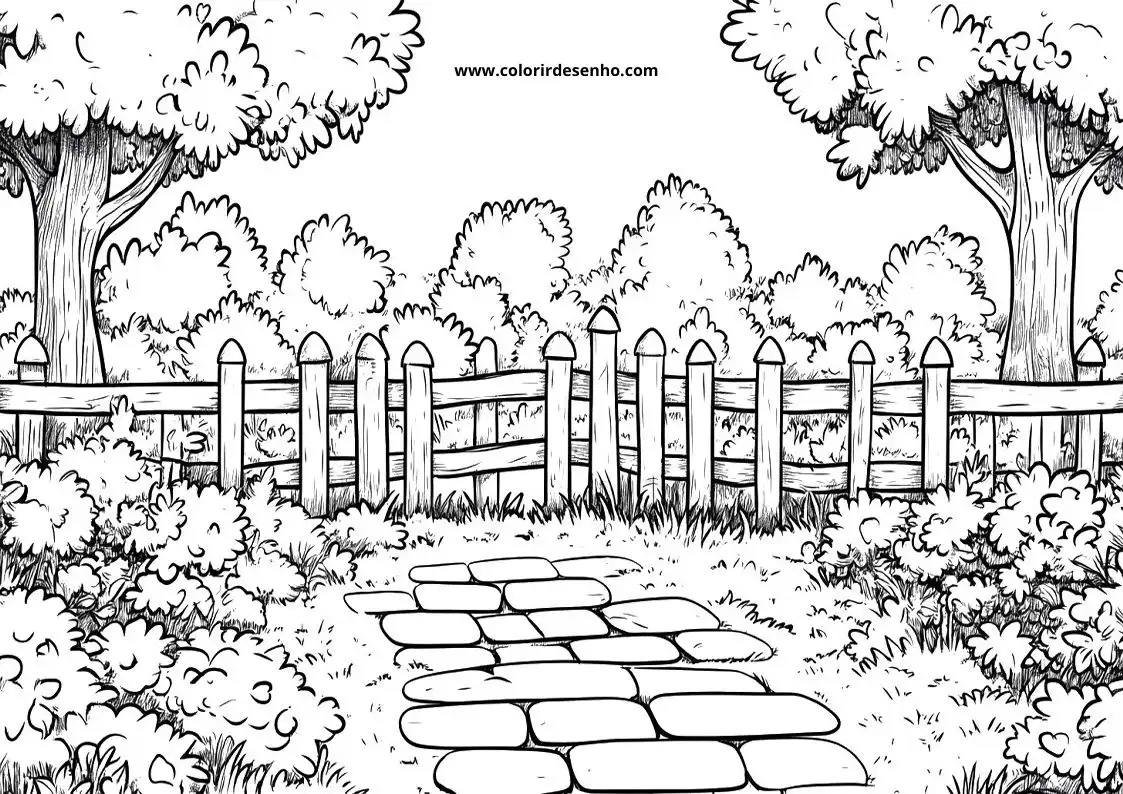 Garden Coloring Pages 22