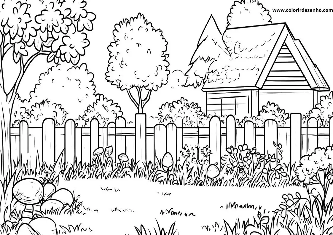 Garden Coloring Pages 23