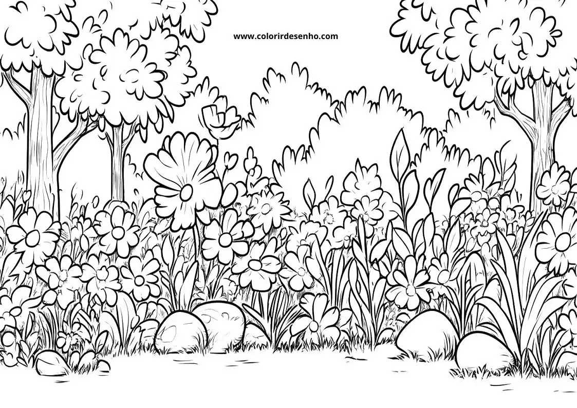 Garden Coloring Pages 24