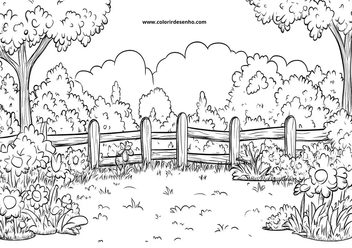 Garden Coloring Pages 25