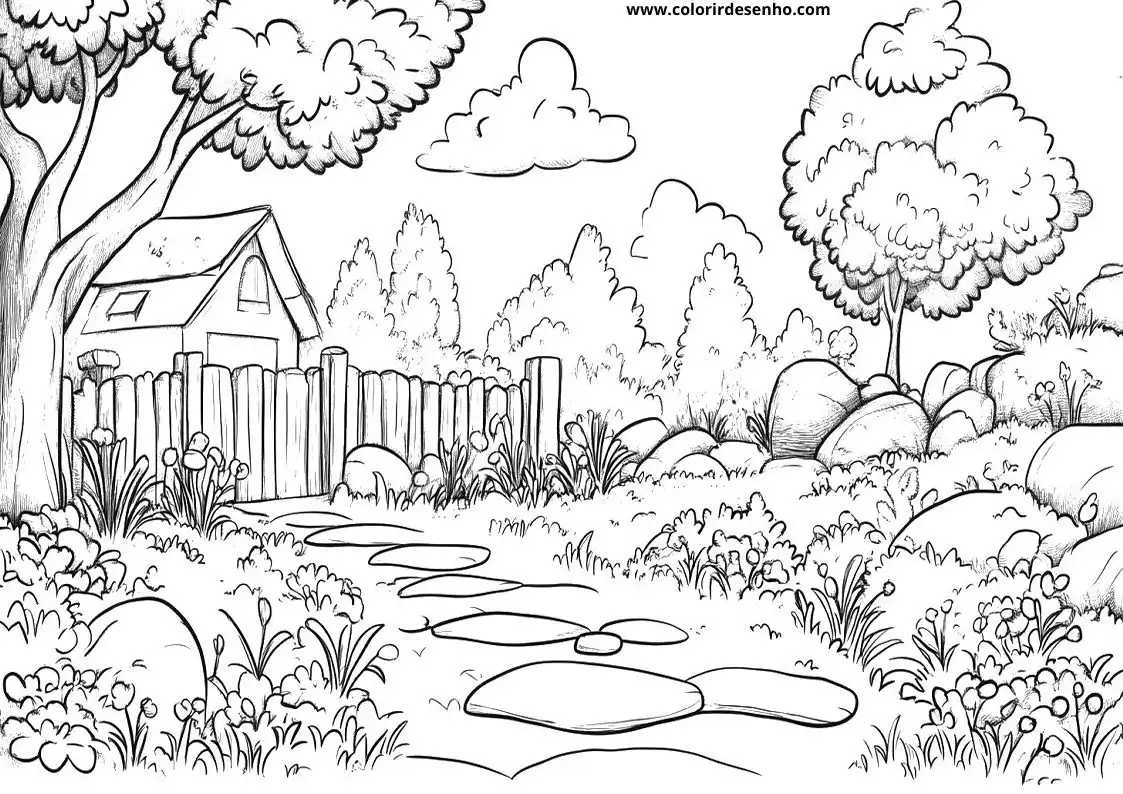 Garden Coloring Pages 27