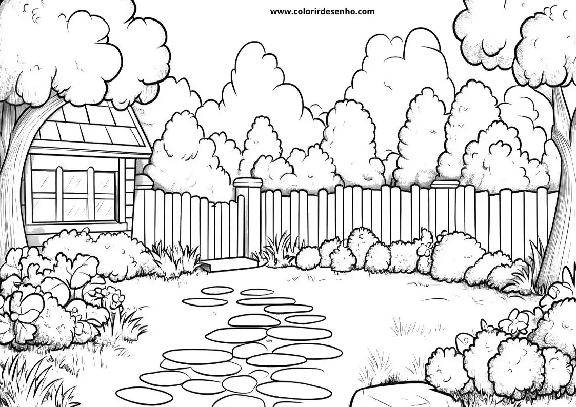 Garden Coloring Pages 28