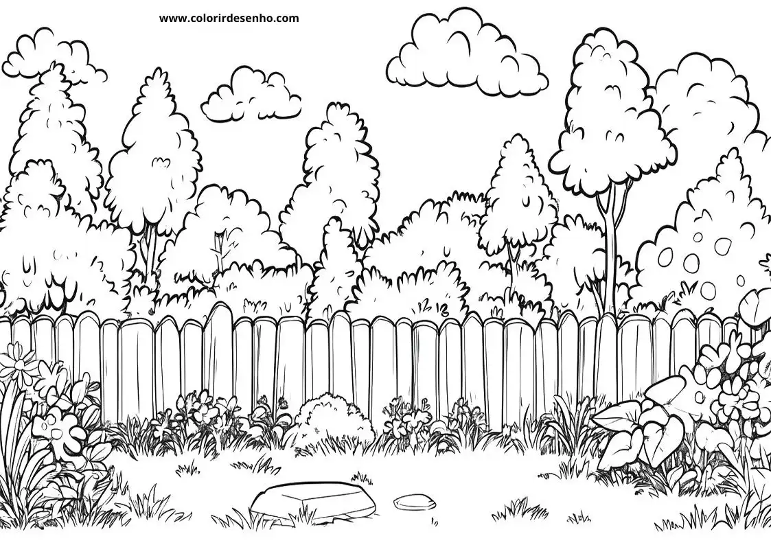 Garden Coloring Pages 31