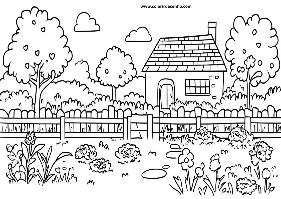 Garden Coloring Pages 32