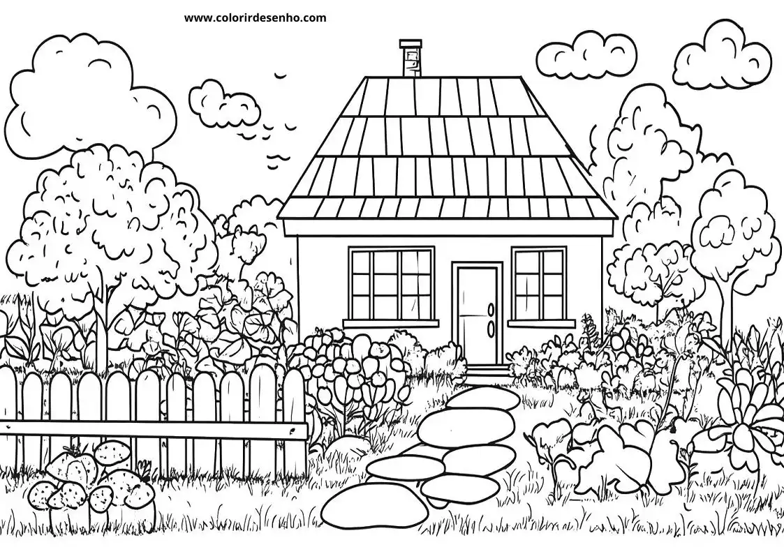 Garden Coloring Pages 43