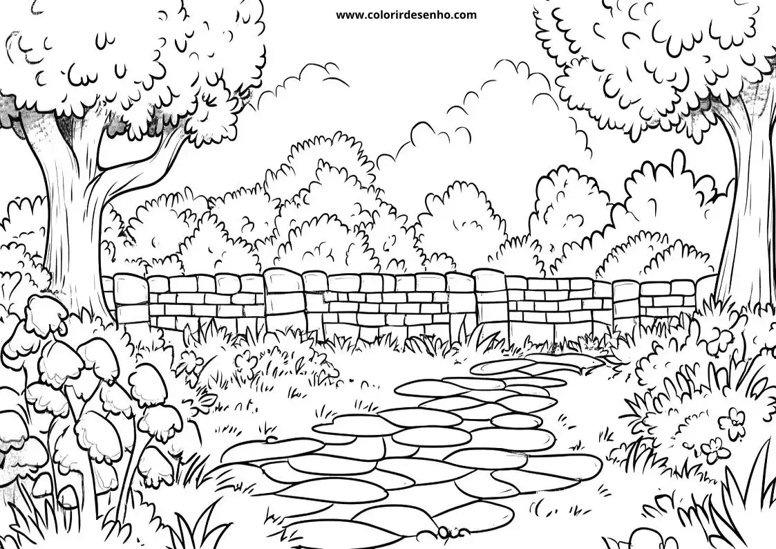 Garden Coloring Pages 44