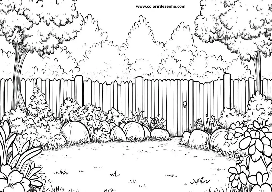 Garden Coloring Pages 45