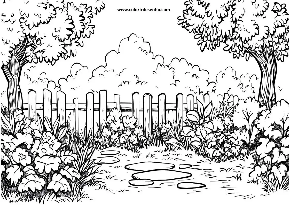 Garden Coloring Pages 46