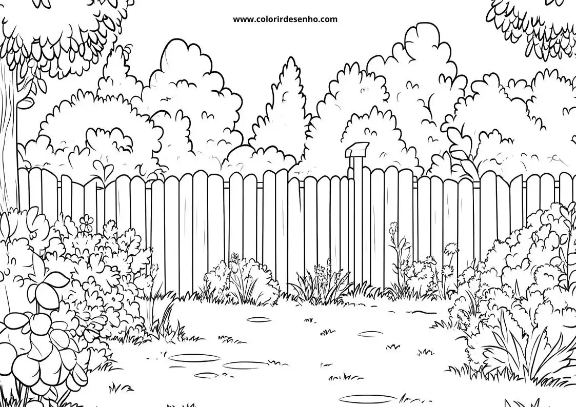 Garden Coloring Pages 47