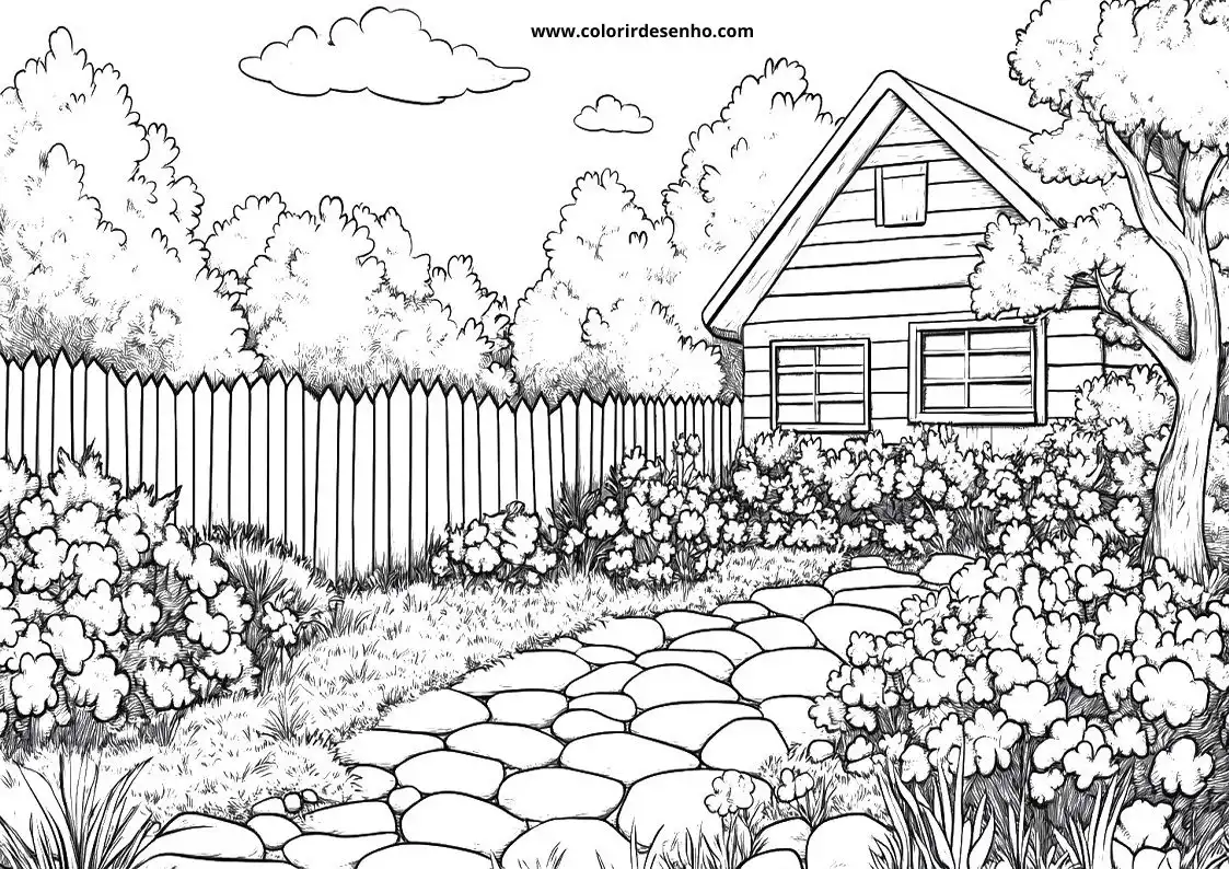 Garden Coloring Pages 49