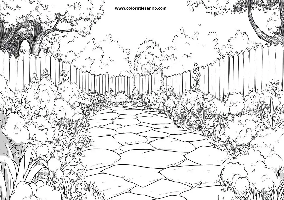 Garden Coloring Pages 50