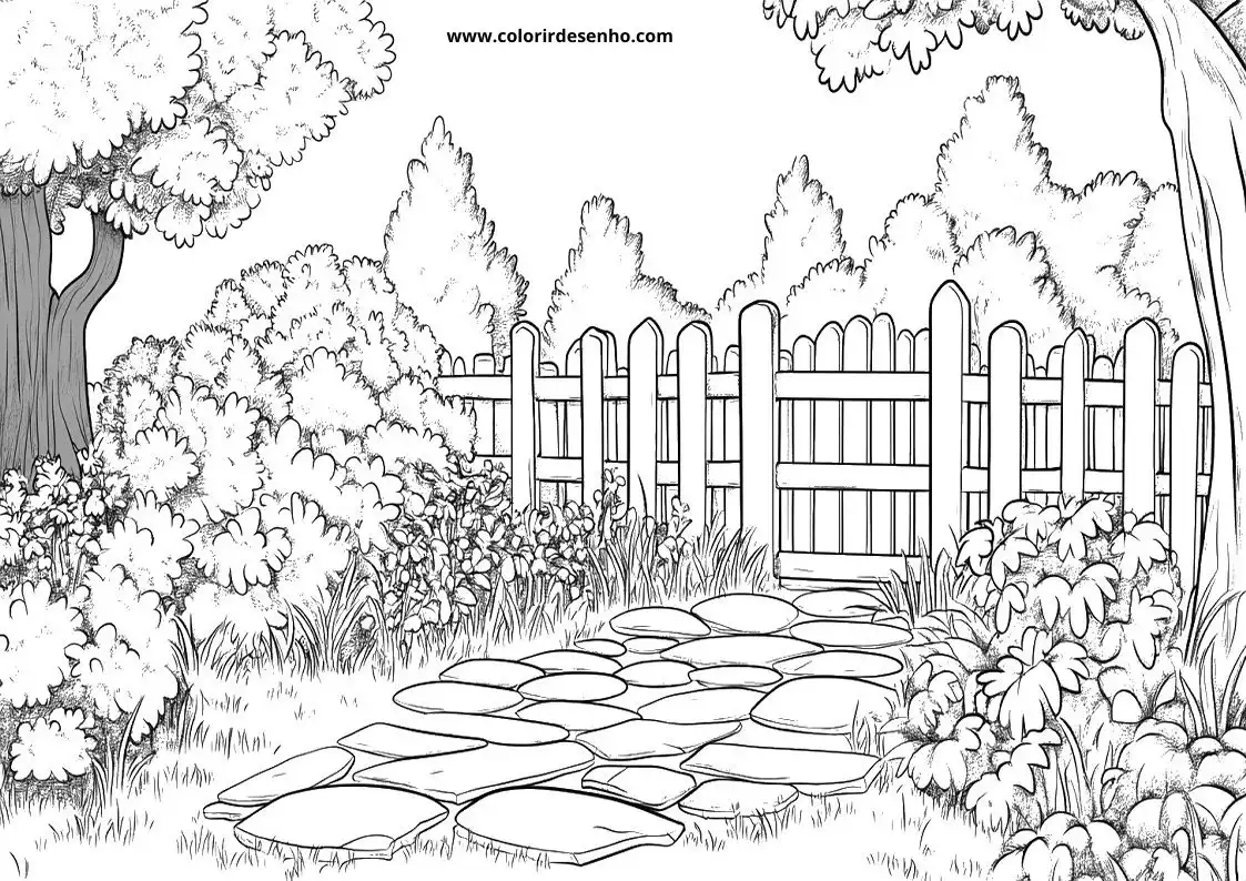 Garden Coloring Pages 54