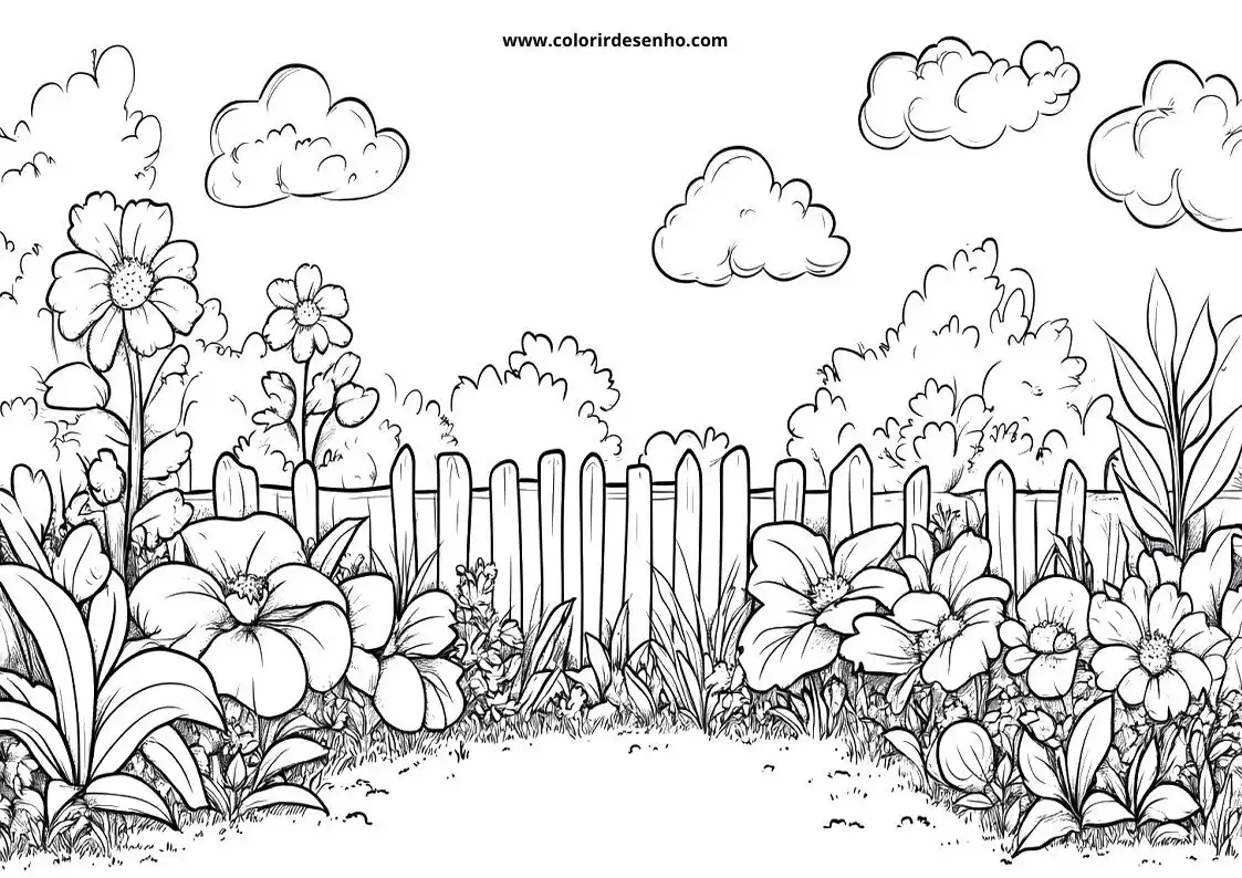 Garden Coloring Pages 55