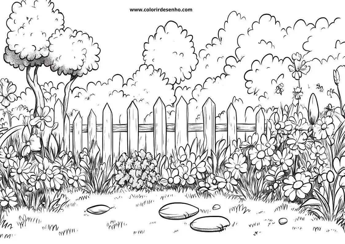 Garden Coloring Pages 65