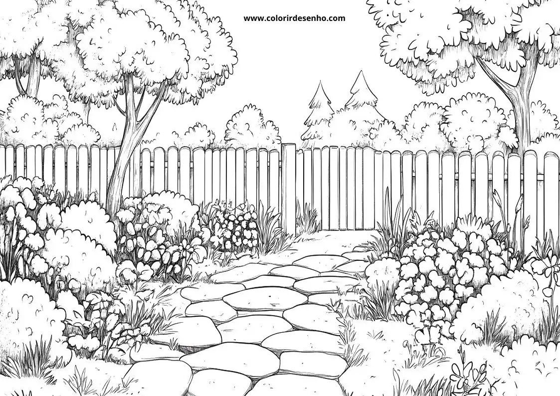 Garden Coloring Sheets 66